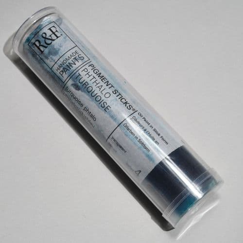 R&F: 44 Phthalo Turquoise Pigment Stick, 100ml