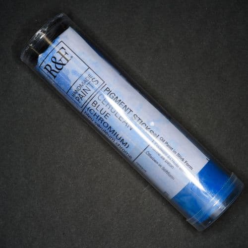 R&F: 5E Cerulean Blue (Chromium) Pigment Stick, 100ml