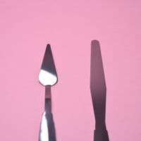 RGM Stainless Steel Palette Knife 19/5L Small Rounded Trowel.