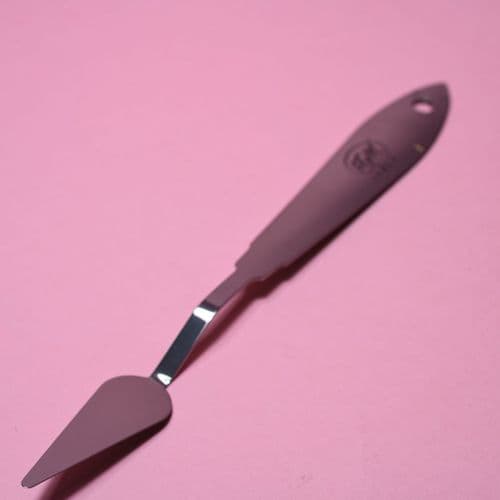 RGM Stainless Steel Palette Knife 19/5L Small Rounded Trowel.