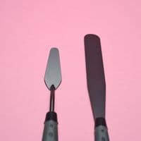 RGM steel palette knives - Pro Grip handle and a non stick grey metal blade size 3