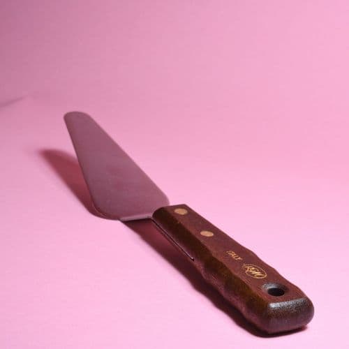 RGM Tech Palette Knife 8010 - Cranked with Trowel shape blade - 11.5cm length