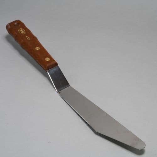 RGM Tech Palette Knife 8011 - Cranked with rounded blade - 17cm length