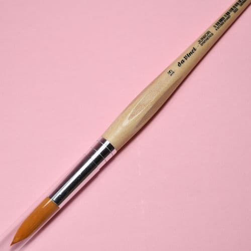 s.303 da Vinci Junior Synthetic brush, Round, Size 18