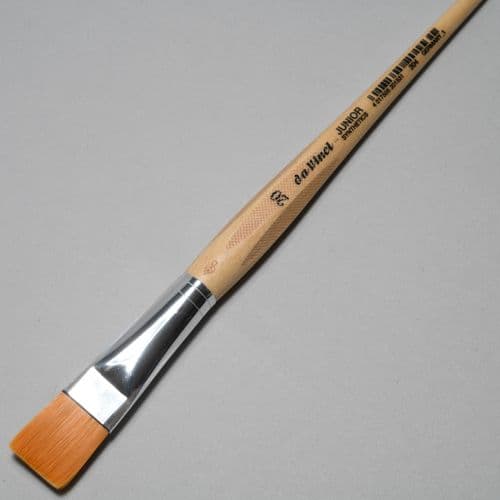 s.304 da Vinci Junior Synthetic brush, Flat, Size 20
