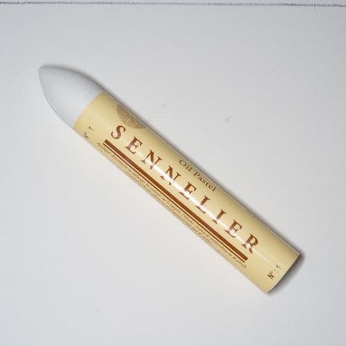 Sennelier: 001 White Oil Pastel Large