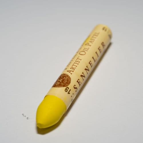 Sennelier: 019  Lemon Yellow Oil Pastel
