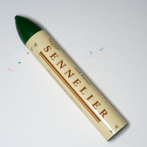 Sennelier: 045  Green Medium Oil Pastel Large