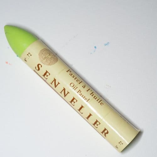 Sennelier: 072  Green Yellow Light Oil Pastel Large