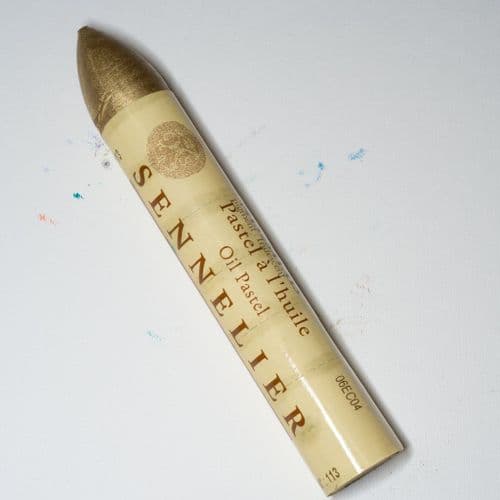 Sennelier: 113  Rich Pale Gold Oil Pastel Large