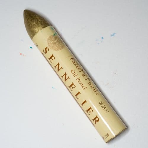 Sennelier: 114  Rich Gold Oil Pastel Large