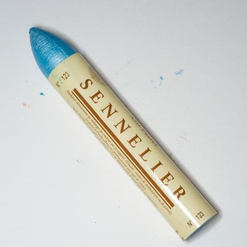Sennelier: 123 Transparent Blue Oil Pastel Large