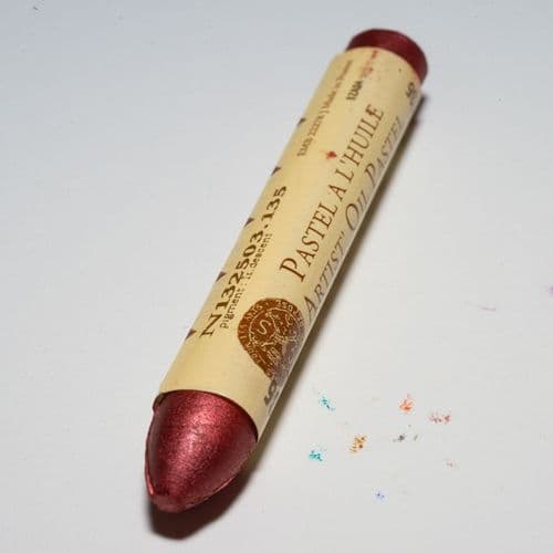 Sennelier: 135 Iridescent Reddish Brown Gold Oil Pastel
