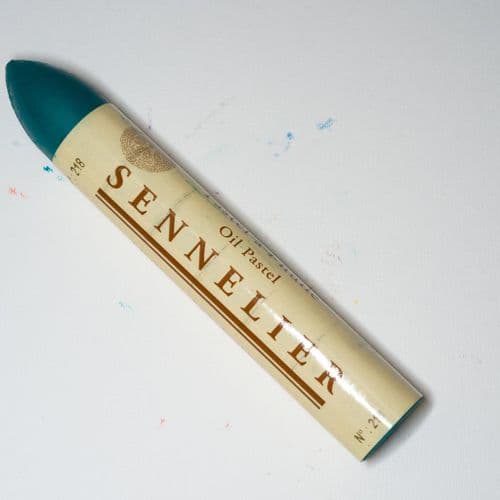 Sennelier: 218 Prussian Green Oil Pastel Large