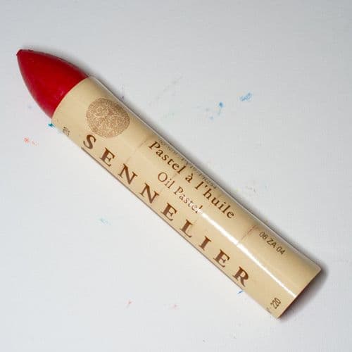Sennelier: 220  Permanent Intense red Oil Pastel Large