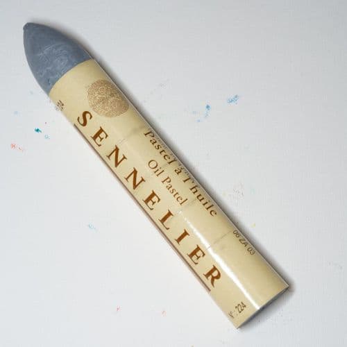 Sennelier: 224  Medium Grey Oil Pastel Large