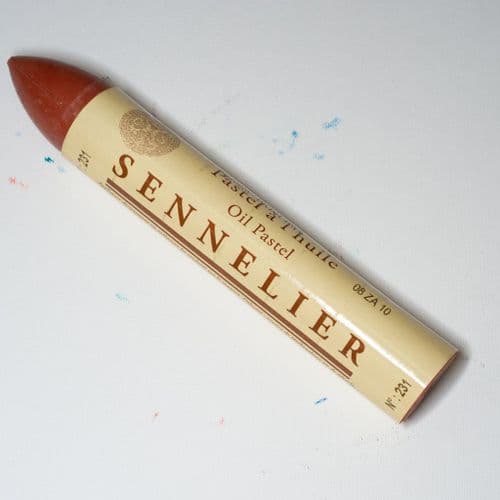 Sennelier: 231 Gold Brown Oil Pastel Large