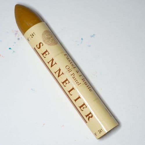 Sennelier: 241  Brown Ochre Oil Pastel Large