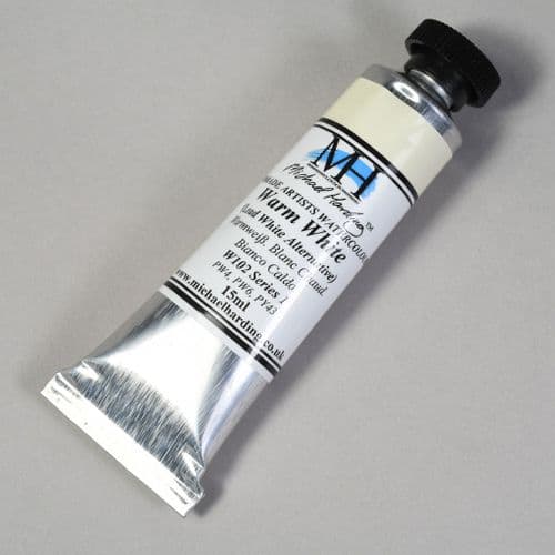 W102 Warm White. Michael Harding Artists Watercolour, 15ml tube. 5% off .