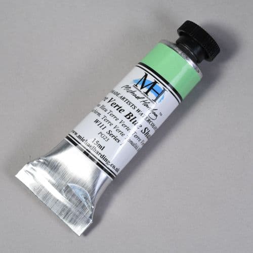 W111 Terre Verte Blue Shade. Michael Harding Artists Watercolour, 15ml tube. 5% off .