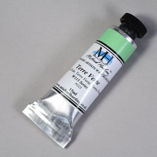 W115 Terre Verte. Michael Harding Artists Watercolour, 15ml tube. 5% off .