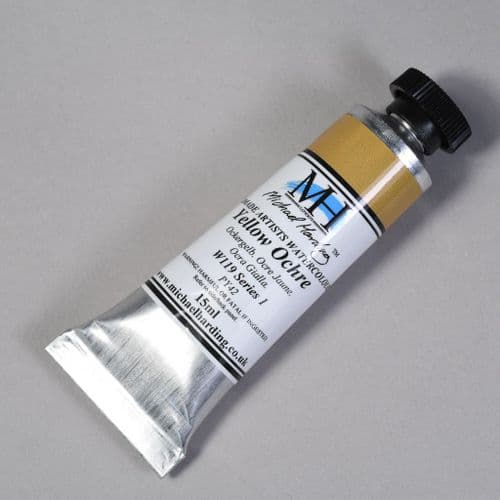 W119 Yellow Ochre. Michael Harding Artists Watercolour, 15ml tube. 5% off .