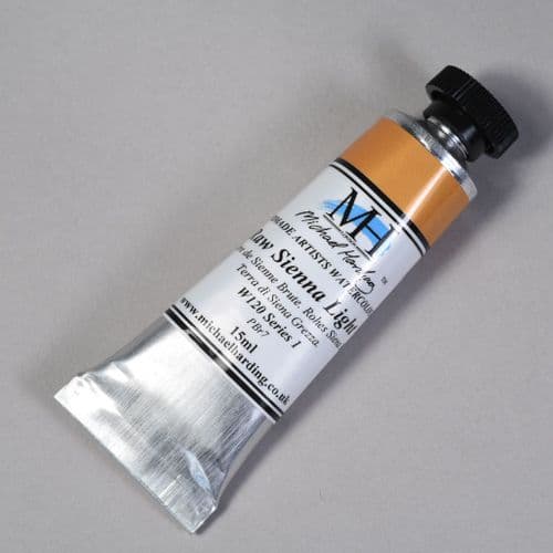 W120 Raw Sienna Light. Michael Harding Artists Watercolour, 15ml tube. 5% off .