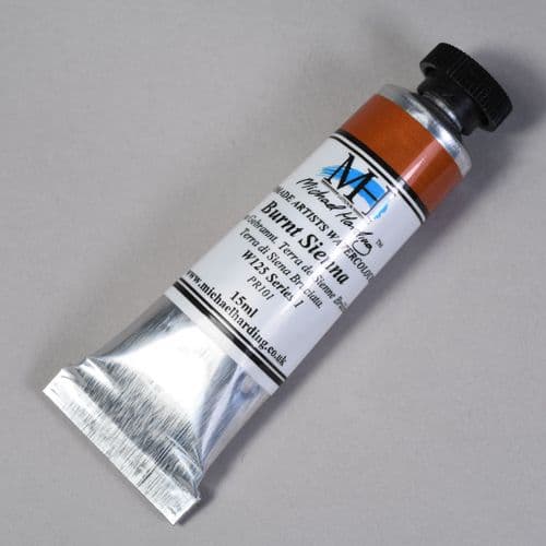 W125 Burnt Sienna. Michael Harding Artists Watercolour, 15ml tube. 5% off .