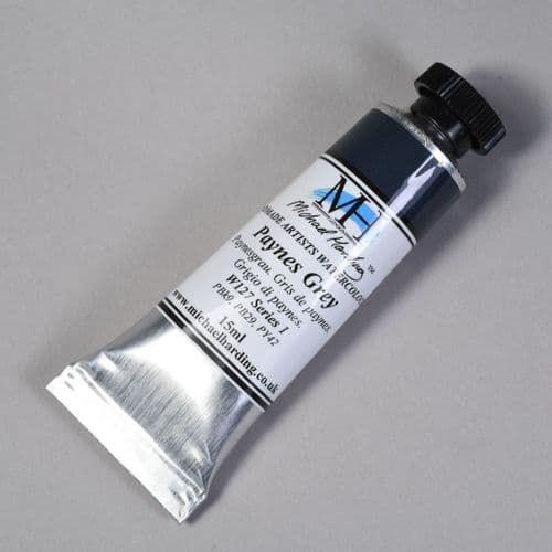 W127 Paynes Grey. Michael Harding Artists Watercolour, 15ml tube. 5% off.