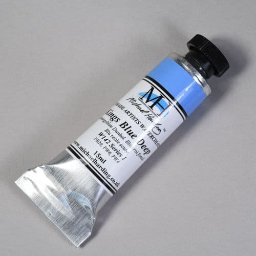W142 Kings Blue Deep. Michael Harding Artists Watercolour, 15ml tube. 5% off .