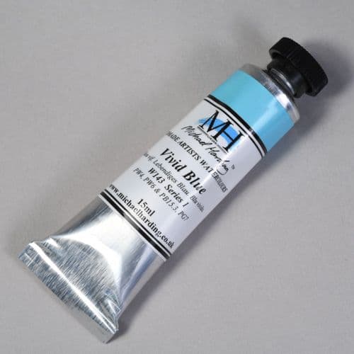 W143 Vivid Blue. Michael Harding Artists Watercolour, 15ml tube. 5% off .
