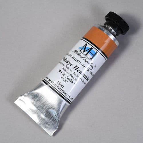 W158 Puisaye Hematite. Michael Harding Artists Watercolour, 15ml tube. 5% off .