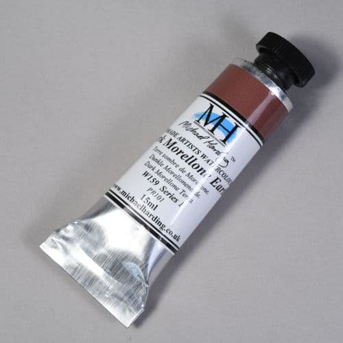 W159 Dark Morellone Earth. Michael Harding Artists Watercolour, 15ml tube. 5% off.