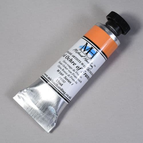 W160 Red Ochre of France. Michael Harding Artists Watercolour, 15ml tube. 5% off .