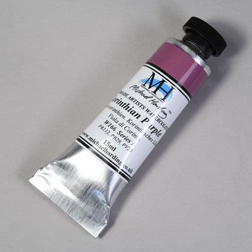 W166 Corinthian Purple. Michael Harding Artists Watercolour, 15ml tube. 5% off .