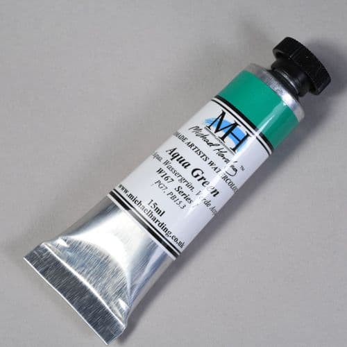 W167 Aqua Green. Michael Harding Artists Watercolour, 15ml tube. 5% off .