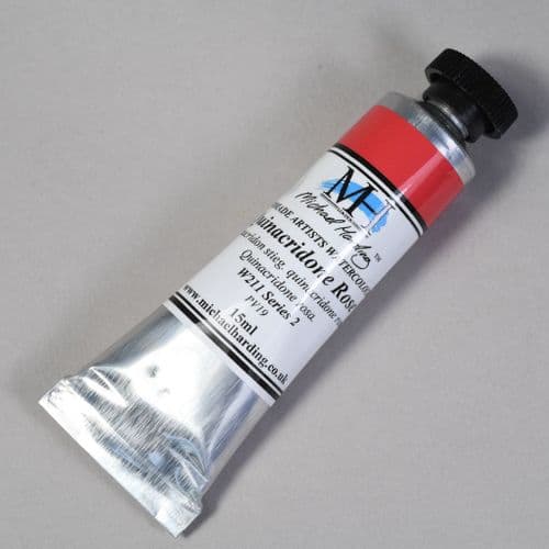 W211 Quinacridone Rose. Michael Harding Artists Watercolour, 15ml tube. 5% off .