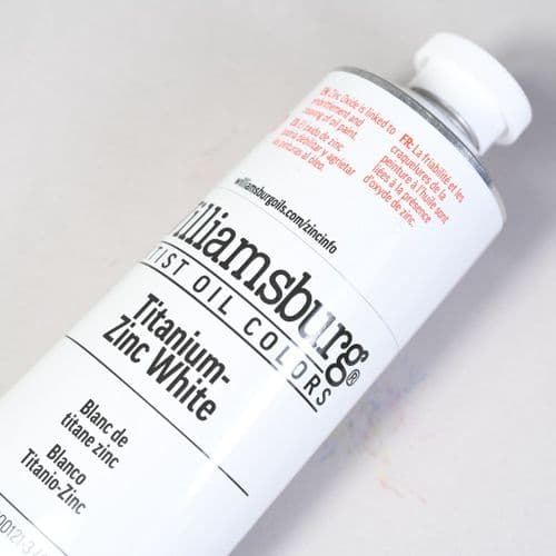 Williamsburg: 0121 Titanium-Zinc White Oil Colour, 150ml