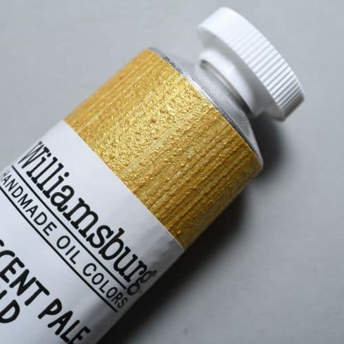 Williamsburg: 1823 Iridescent Pale Gold Oil Colour, 150ml