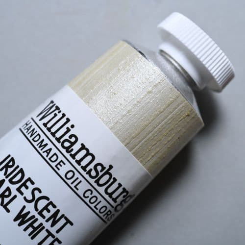 Williamsburg: 1863 Iridescent Pearl White Oil Colour, 150ml