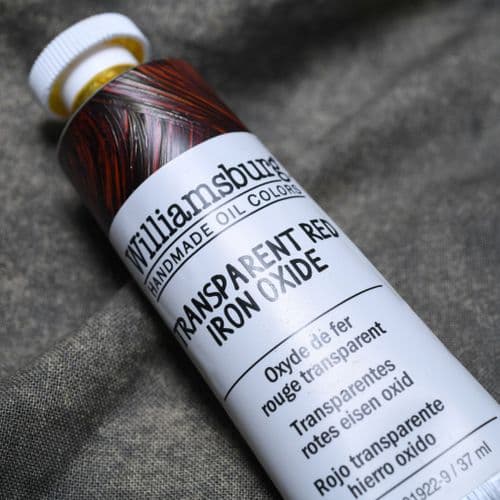 Williamsburg: 1922 Transparent Red Iron Oxide Oil Colour, 37ml