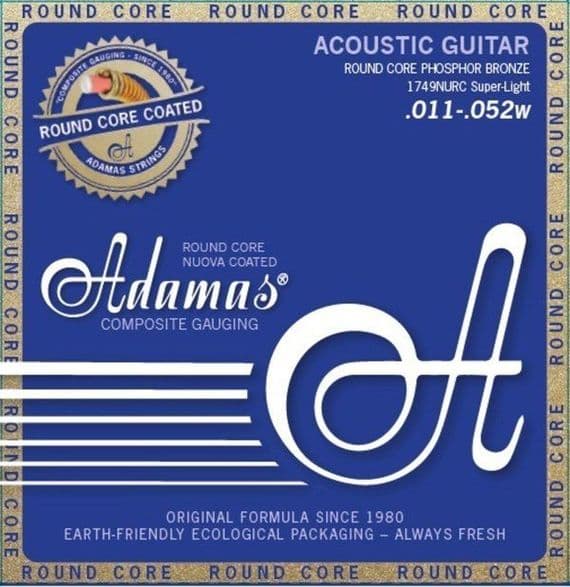 ADAMAS NUOVA PHOSPHOR BRONZE COATED ROUND CORE - 11-52
