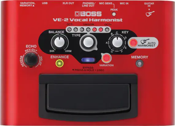 Boss Ve-2 Vocal Harmonist Pedal