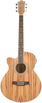Chord Native Exotic Wood Electro Acoustic - Zebrano Left Hand