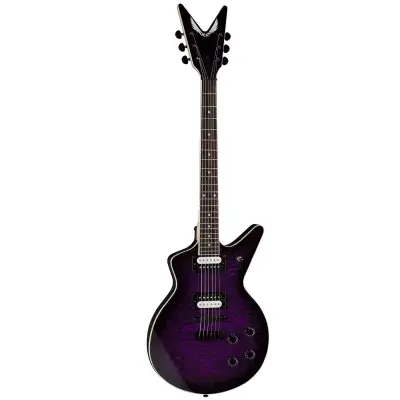 Dean Guitars Cadillac X Quilt Maple Tran Purple Burst
