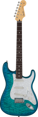 Fender 2024 Collection Made in Japan Hybrid II Stratocaster - Quilt Aquamarine