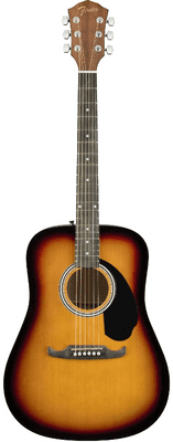 Fender FA-125 Acoustic Guitar - Sunburst Inc Padded Gig Bag