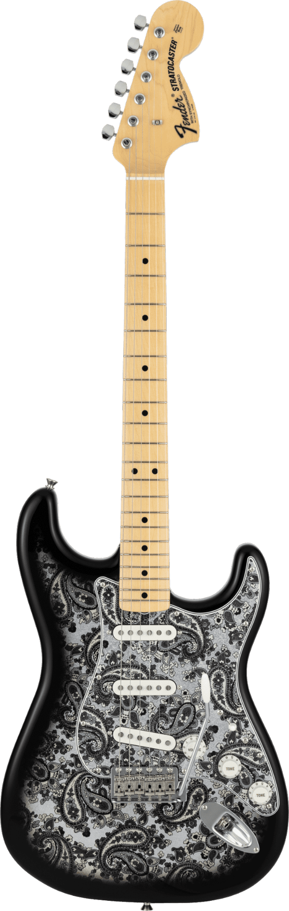 Fender Made in Japan Limited Stratocaster - Black Paisley