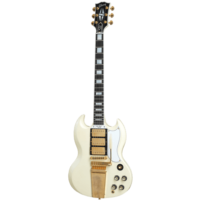 Gibson Custom 1963 Les Paul SG Custom Reissue with Maestro Vibrola Classic White