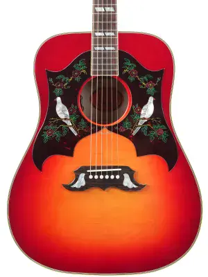Gibson Custom Dove Original Double Pickguard - Vintage Cherry Sunburst